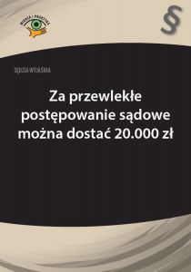 Sędzia wyjaśnia: Za przewlekłe postępowanie sądowe można dostać 20.000 zł