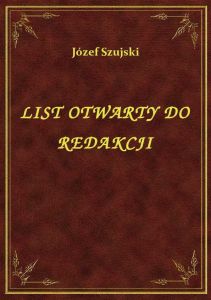 List Otwarty Do Redakcji