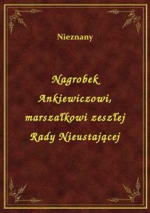 Nagrobek Ankiewiczowi, marszałkowi zeszłej Rady Nieustającej