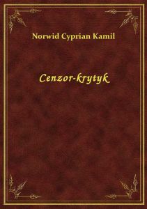 Cenzor-krytyk