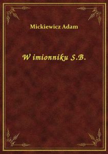 W imionniku S.B.