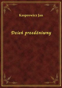 Dzień przedżniwny
