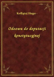Odezwa do deputacji konstytucyjnej