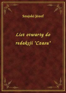 List otwarty do redakcji \Czasu\