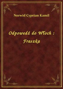 Odpowedź do Włoch : Fraszka