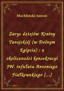Zarys dziejów Krainy Tanejskiéj (w Dolnym Egipcie) : z okoliczności konsekracyi JW. infułata Antonie