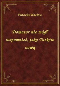 Domator nie mógł wspomnieć, jako Turków zową