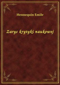 Zarys krytyki naukowej