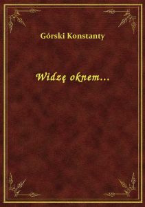 Widzę oknem...