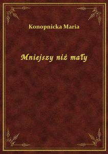 Mniejszy niż mały
