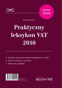 Praktyczny leksykon VAT 2016