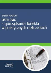 Lista płac - sporządzanie i korekta