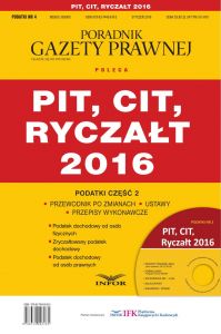 Podatki 2016/04 - Podatki cz.2 PIT,CIT,Ryczałt 2016