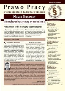 Sformułowanie przyczyny wypowiedzenia